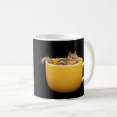 roomkleurige stekelstaart koffiemok (Voorkant rechts)