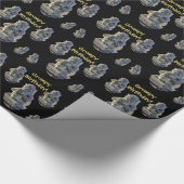Roompy Birthday, Horned, Clawed, Grumpy Grotesque Cadeaupapier (Hoek)