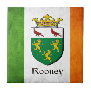 Rooney Ierse vlag Tegeltje