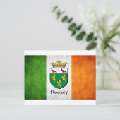 Rooney Irish Flag Briefkaart (Staand voorkant)