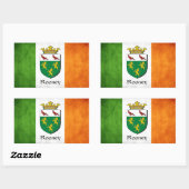 Rooney Irish Flag Rechthoekige Sticker (Vel)