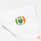 Rooney Irish Flag Ronde Sticker (Envelop)