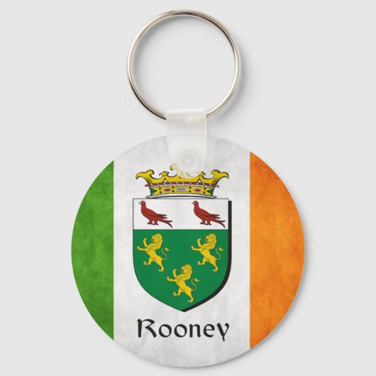 Rooney Irish Flag Sleutelhanger (Voorkant)