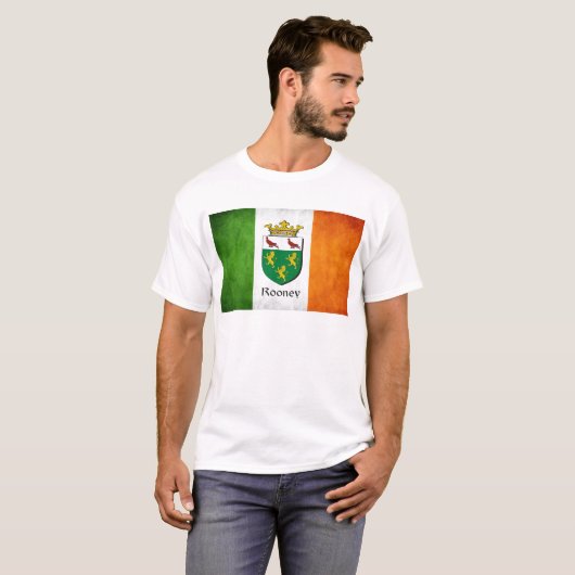 Rooney Irish Flag T-shirt (Voorkant volledig)