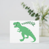 Rooooar Briefkaart (Staand voorkant)