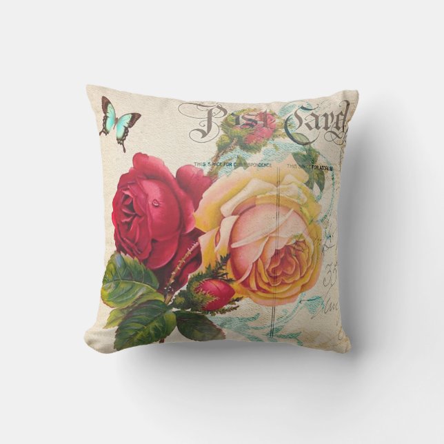 Roos (1) Pillow 20 x 20 inch Kussen (Voorkant)