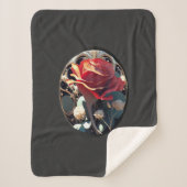 ROOS #1 SHERPA DEKEN (Voorkant)