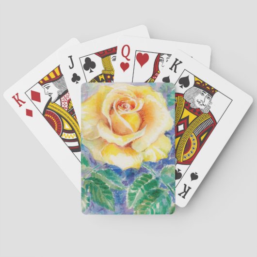 Roos 2 pokerkaarten (Achterkant)