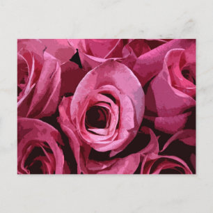 Roos Abstract Briefkaart