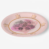 Roos Abstracte Pascha Seder Bord Papieren Borden (Gekanteld)