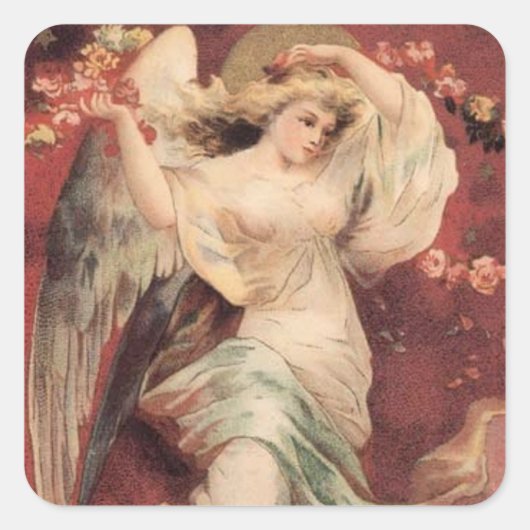 Roos Angel - Sticker (Voorkant)