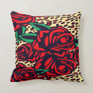Roos Animal Print Sierkussen