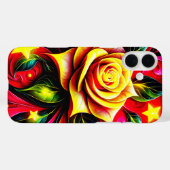 Roos Art Phone Case (Achterkant (horizontaal))