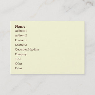 Roos Avunclover Nostalgisch Patroon Visitekaartje