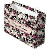 Roos baarmoedervlek groot cadeauzakje (Voorkant Gekanteld)