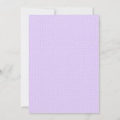 Roos Banner Paars | Spaanse Bautismo Kaart (Achterkant)