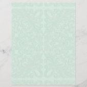 Roos Barok Elegante Bedankbriefkaarten Vintage Flyer (Achterkant)