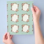 Roos Baroque Elegant Gift Labels Bridal Flyer (Hand)