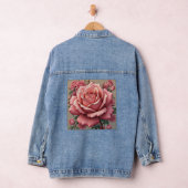 roos bedrukte spijkerjas denim jacket (Hangar)