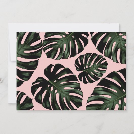 Roos bestemming bruiloft foto Opslaan datumkaart Save The Date (Achterkant)