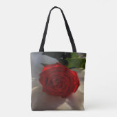 roos bij schemering draagtas (Achterkant)
