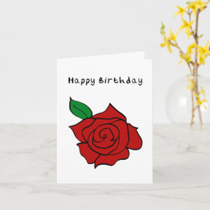 Roos Birthday Kaart