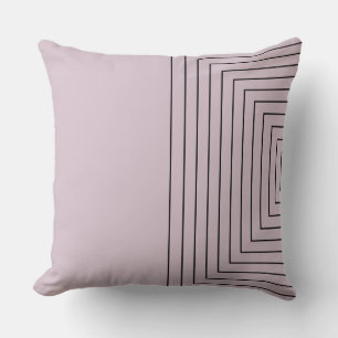 Roos Black Nested Squares Sierkussen