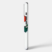 Roos Bloei Halftoon Fijne Kunst Case-Mate iPhone Case (Achterkant / Links)