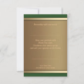 Roos Bloem Bedankbrief Vintage Kaart (Achterkant)