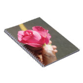 Roos Bloem Spiraal Foto Notitieboek (Rechterzijde)