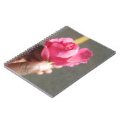 Roos Bloem Spiraal Foto Notitieboek (Linkerzijde)