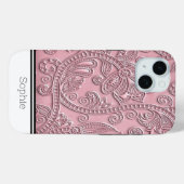Roos Bloemen Damask Custom Samsung Case-Mate iPhone Case (Achterkant (horizontaal))