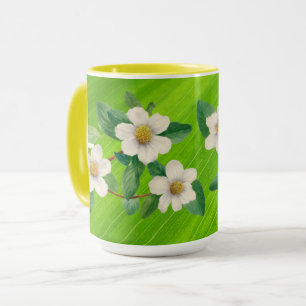  Roos Bloemen Geel Groen Mok Cup