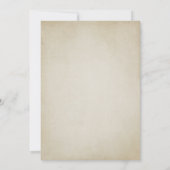 Roos Bloemen Groen Bruiloft Uitnodigingen (Achterkant)