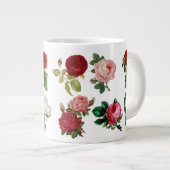 Roos bloemen ontkoppelen Extra Grote Beker (Voorkant rechts)