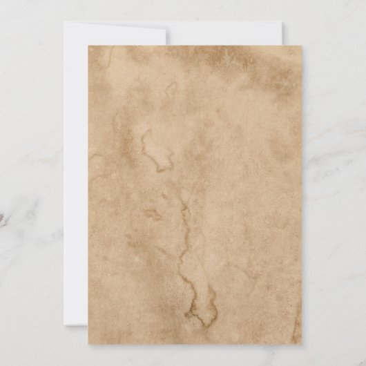 roos bloemenoud papier Save the Date Kaart (Achterkant)