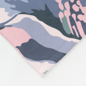 Roos Bloemenpatroon Elegant Ontwerp Fleece Deken (Hoek)