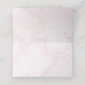 Roos Bloemige Waterverf Bloem | Roze Marmer (Binnenkant ongevouwen)