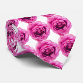 Roos Blokkerroze Stropdas (Opgerold)