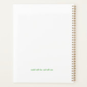 Roos Bloom Spiral Planner (Achterkant)