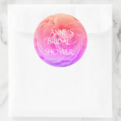 Roos Blossom Foto Classic Sticker (Tas)