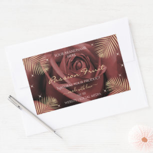 Roos Blossom Palm Leaves Product Labels