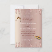 Roos Blush Gold Drives Luxury Weddenschappen Uitno (Voorkant)