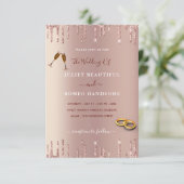 Roos Blush Gold Drives Luxury Weddenschappen Uitno (Staand voorkant)