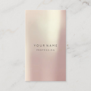 Roos Blush Parly Abstract Minimale Zijde Verticaal Visitekaartje