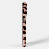 Roos Blush Pink Leopard Case-Mate iPhone Case (Achterkant / Rechts)