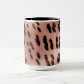 Roos Blush Pink Leopard Mok (Midden)