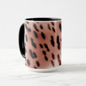 Roos Blush Pink Leopard Mok (Voorkant links)