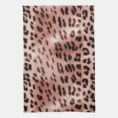 Roos Blush Pink Leopard Theedoek (Verticaal)
