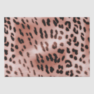 Roos Blush Pink Leopard Tissuepapier